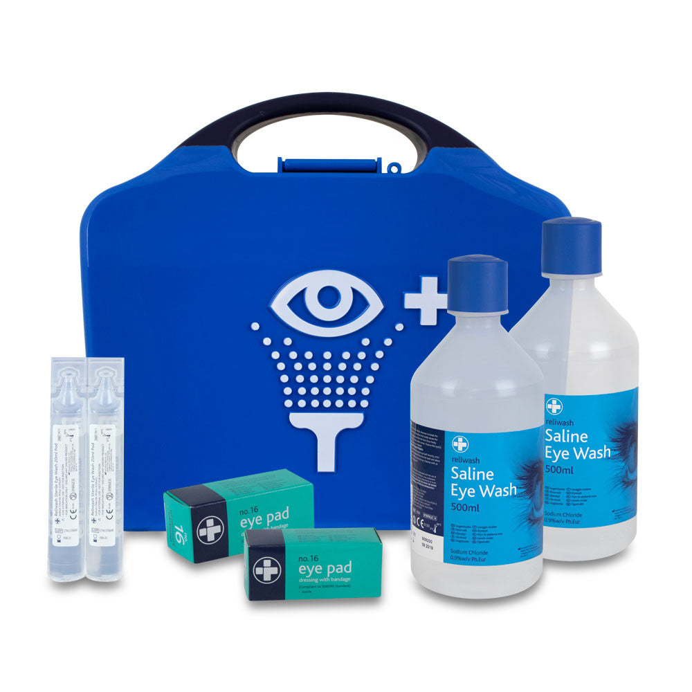 Double Eye Wash Station in Blue Aura3 Box – Oceania Medical New