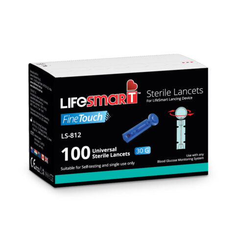 CLEARANCE-LifeSmart Lancets (Box of 100) LifeSmart™ Lancets Box of 100