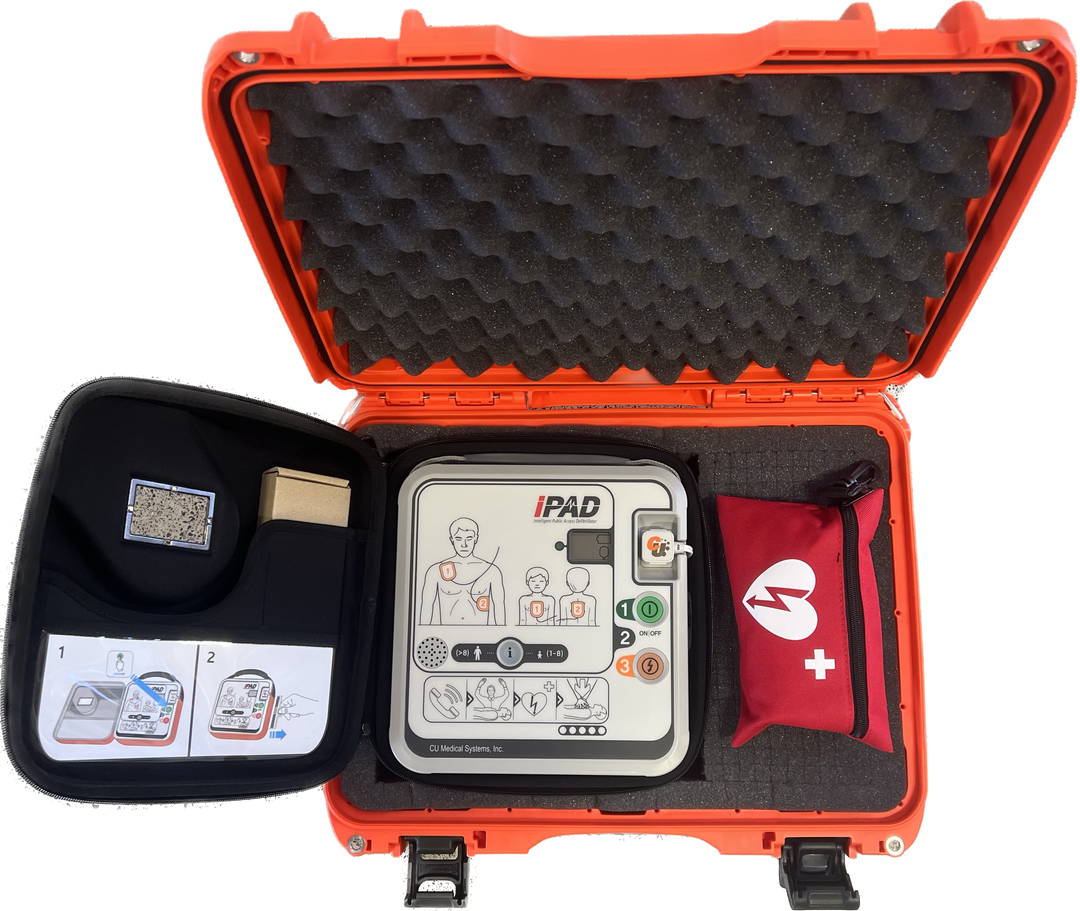 Waterproof Case & IPAD SPR Defibrillator Package
