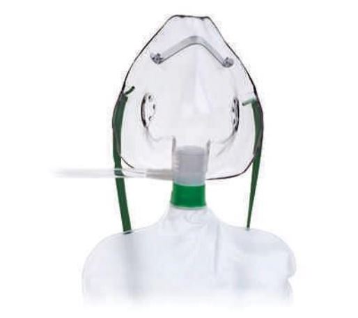 Oxygen Hudson Mask High Concentration w. Reservoir Bag