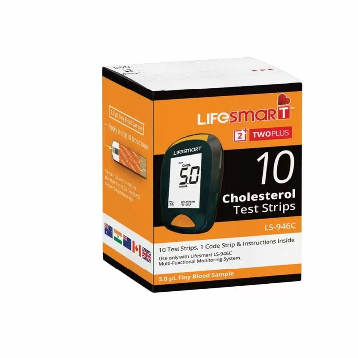 LifeSmart Cholesterol Test Strips 10 Pack