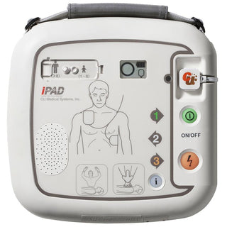 Wall Mount First Aid Kit & Indoor Alarmed Defibrillator Bundle