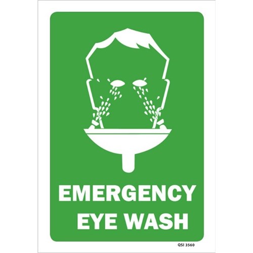 Emergency Eye Wash Sign