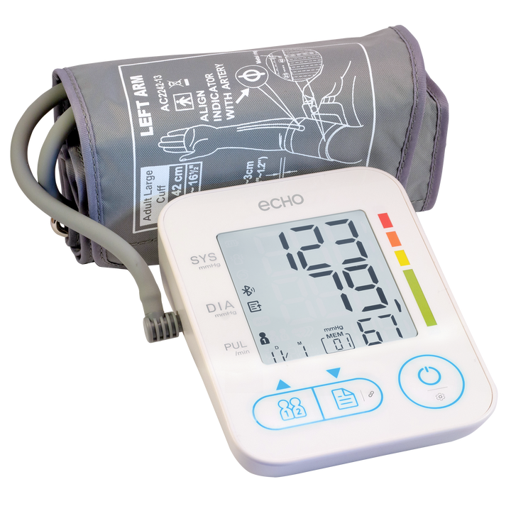 ECHO- Digital Blood Pressure Monitor (Bluetooth option available)