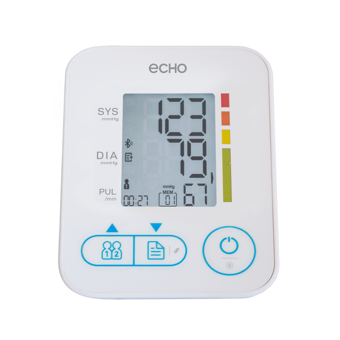 ECHO- Digital Blood Pressure Monitor (Bluetooth option available)