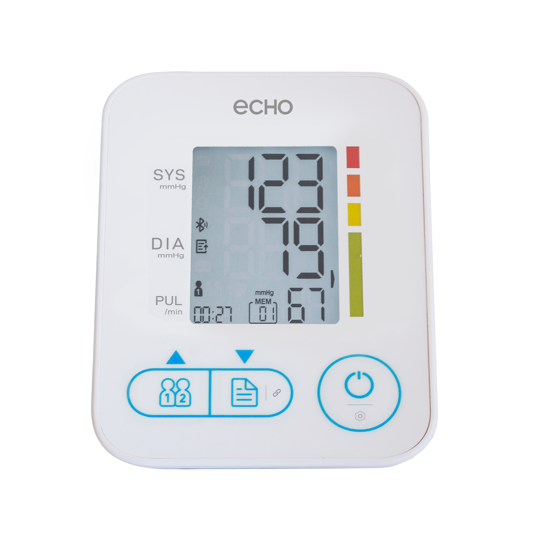 ECHO Digital Blood Pressure Monitor (Bluetooth option available