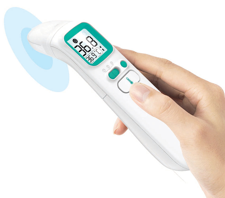 Lifesmart Infrared Non-Contact Thermometer Dual Head & Ear