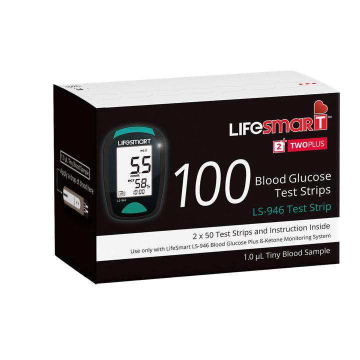 LifeSmart Blood Glucose plus Ketone Monitoring System (Bluetooth Option Available)