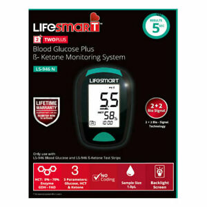 LifeSmart Blood Glucose plus β-Ketone Monitoring System- Blue Tooth Option Available